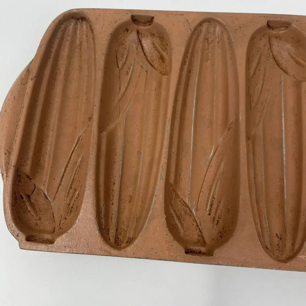 Vintage Nordic Ware No. 217 Cornstick Pan | Peach Copper Aluminum | USA‎ Made